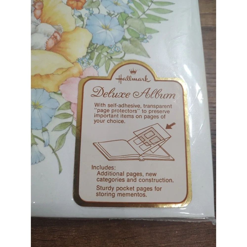 Vintage 1970s Hallmark Deluxe Baby Album The First Three Years NOS Baby Book